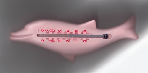 Bade thermometer rosa pink - thermometer,
